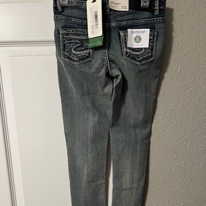 Kids Silver Jeans